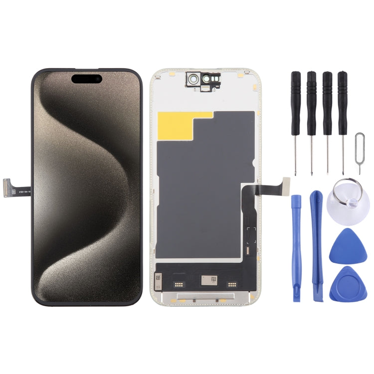 For iPhone 15 Pro DD Soft OLED Screen, Remove IC Need Professional Repair - LCD Related Parts by buy2fix | Online Shopping UK | buy2fix