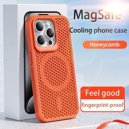 For iPhone 16 MagSafe Magnetic Heat Dissipation Phone Case(Dark Blue) - iPhone 16 Cases by buy2fix | Online Shopping UK | buy2fix