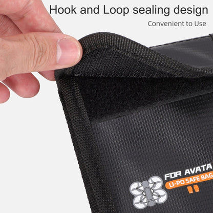 For DJI Avata 2 Sunnylife Battery Explosion-proof Safe Bag Protective Li-Po Safe Bag(For 2pcs Batteries) - Cases & Bags by Sunnylife | Online Shopping UK | buy2fix