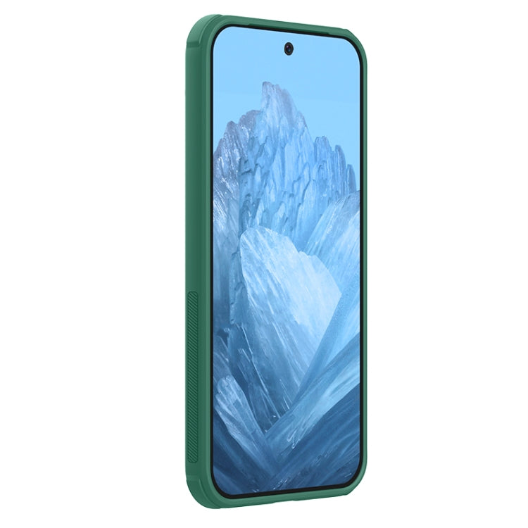 For Google Pixel 9 Pro NILLKIN Frosted Shield Pro Magnetic Phone Case(Green) - Google Cases by NILLKIN | Online Shopping UK | buy2fix