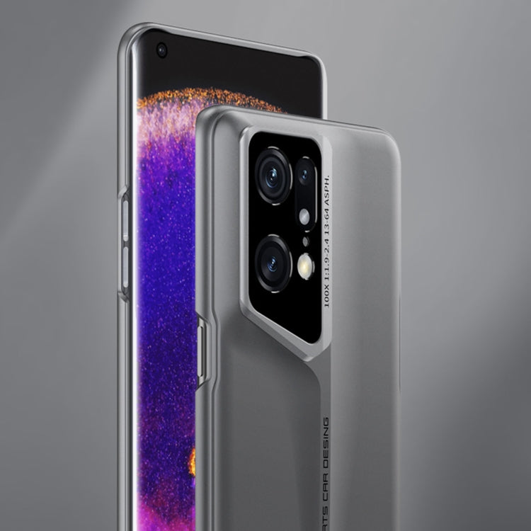 For OPPO Find X5 Pro GKK Blade Ultra-thin Full Coverage Phone Case(Grey) - OPPO Cases by GKK | Online Shopping UK | buy2fix