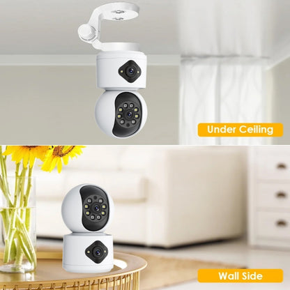 Y6204 4MP Zoom HD Indoor Waterproof Smart WiFi Camera, Specification:UK Plug(White) - Wireless Camera by buy2fix | Online Shopping UK | buy2fix