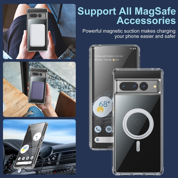 For Google Pixel 9 Transparent Frosted MagSafe Phone Case - Google Cases by buy2fix | Online Shopping UK | buy2fix