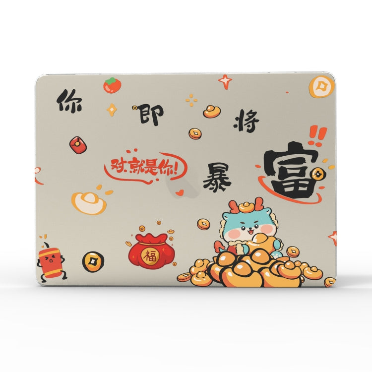 For MacBook Air 13.3 A1932 / A2179 / A2337 UV Printed Pattern Laptop Frosted Protective Case(DDC-1689) - MacBook Air Cases by buy2fix | Online Shopping UK | buy2fix