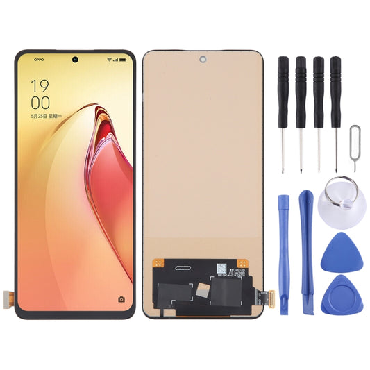 For OPPO Reno8 Pro+ TFT Material OEM LCD Screen with Digitizer Full Assembly - LCD Screen by buy2fix | Online Shopping UK | buy2fix