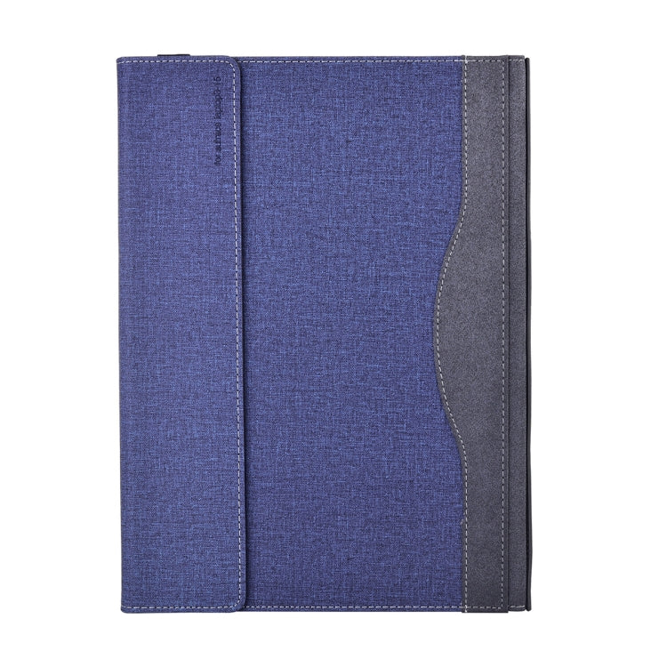 For Lenovo ThinkPad X1 Carbon Gen 11 Cloth Texture Laptop Leather Protective Case(Deep Blue) - Other by buy2fix | Online Shopping UK | buy2fix