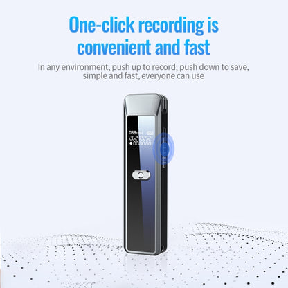 JNN Q7 Mini Portable Voice Recorder with OLED Screen, Memory:32GB(Metal Gray) - Recording Pen by JNN | Online Shopping UK | buy2fix