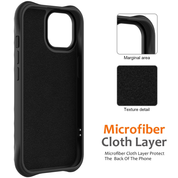 For iPhone 12 Wave Texture MagSafe Magnetic Liquid Silicone Phone Case(Black) - iPhone 12 / 12 Pro Cases by buy2fix | Online Shopping UK | buy2fix