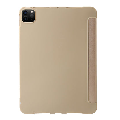 For iPad Pro 11 2024 TPU Deformation Flip Leather Tablet Case with Holder(Gold) - iPad Pro 11 2024 Cases by buy2fix | Online Shopping UK | buy2fix