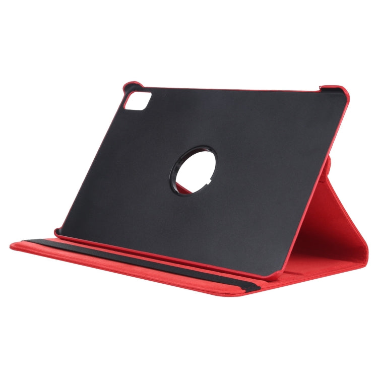 For iPad Air 13 2024 360 Degree Rotation Litchi Texture Leather Tablet Case with Holder(Red) - iPad Air 13 2024 Cases by buy2fix | Online Shopping UK | buy2fix