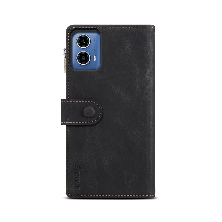 For Motorola Moto G35 ESEBLE Retro Frosted RFID Leather Phone Case(Black) - Motorola Cases by ESEBLE | Online Shopping UK | buy2fix