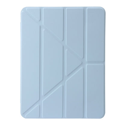 For iPad Air 13 2024 Clear Acrylic Deformation Leather Tablet Case(Ice Blue) - iPad Air 13 2024 Cases by buy2fix | Online Shopping UK | buy2fix