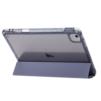 For iPad Pro 11 2024 Clear Acrylic Deformation Leather Tablet Case(Dark Green) - iPad Pro 11 2024 Cases by buy2fix | Online Shopping UK | buy2fix