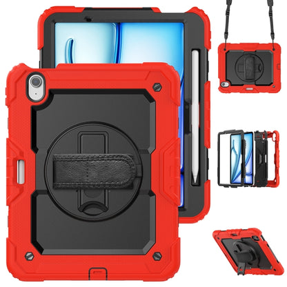 For iPad Air 11 2024 Silicone + PC Tablet Protective Case(Red+Black) - iPad Air 11 2024 Cases by buy2fix | Online Shopping UK | buy2fix