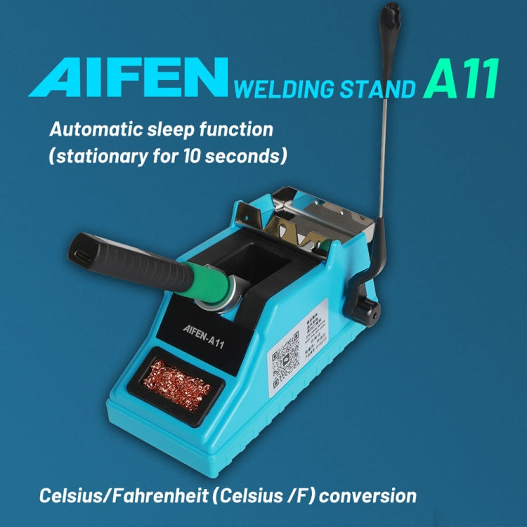 Aifen A11 Portable USB Charging Soldering Station with C210 Handle, UK Plug - Soldering Iron Set by buy2fix | Online Shopping UK | buy2fix