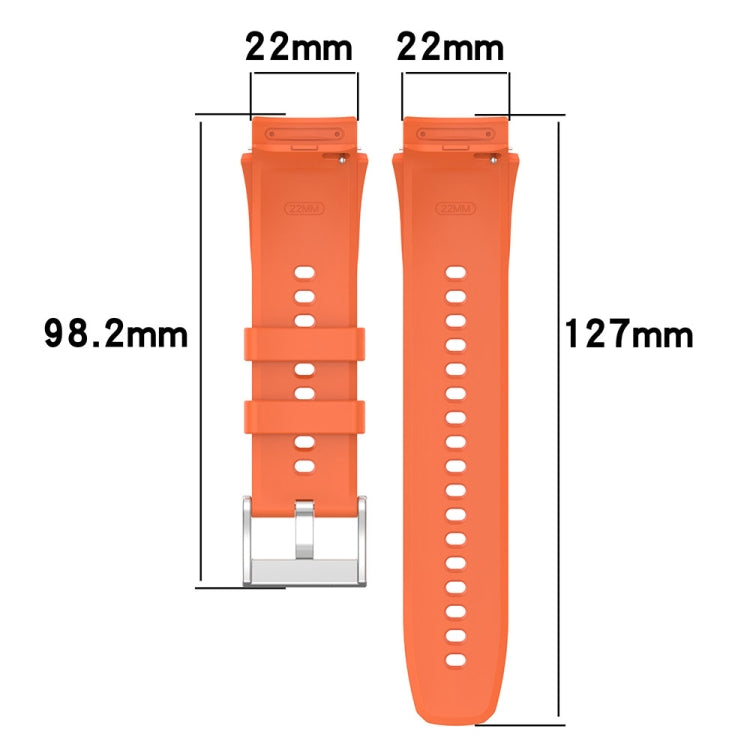 For OPPO Watch X / OnePlus Watch 2 Vertical Texture Silicone Watch Band(Blue) - Watch Bands by buy2fix | Online Shopping UK | buy2fix