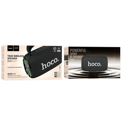 hoco HC25 Radiante Sports Bluetooth 5.2 Speaker Support TWS / FM(Black) - Desktop Speaker by hoco | Online Shopping UK | buy2fix