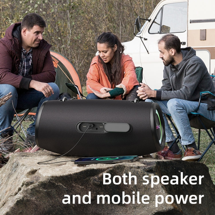 Zealot S87 80W Portable Outdoor Bluetooth Speaker with RGB Light(Black) - Waterproof Speaker by ZEALOT | Online Shopping UK | buy2fix