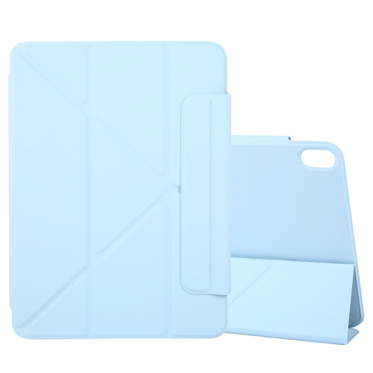 For iPad Air 11 2024 Y-Shape Double-sided Clip Magnetic Smart Tablet Case(Blue) - iPad Air 11 2024 Cases by buy2fix | Online Shopping UK | buy2fix