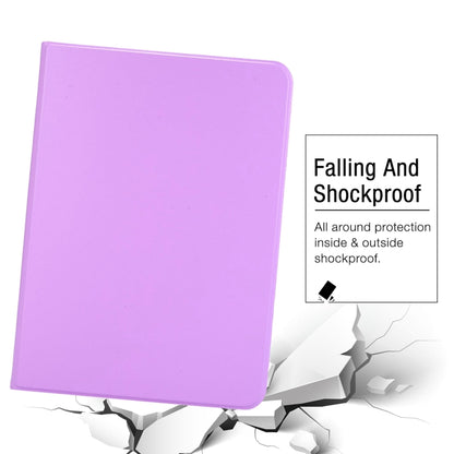 For iPad Pro 11 2024 Stretch Voltage Plain Leather Smart Tablet Case(Purple) - iPad Pro 11 2024 Cases by buy2fix | Online Shopping UK | buy2fix