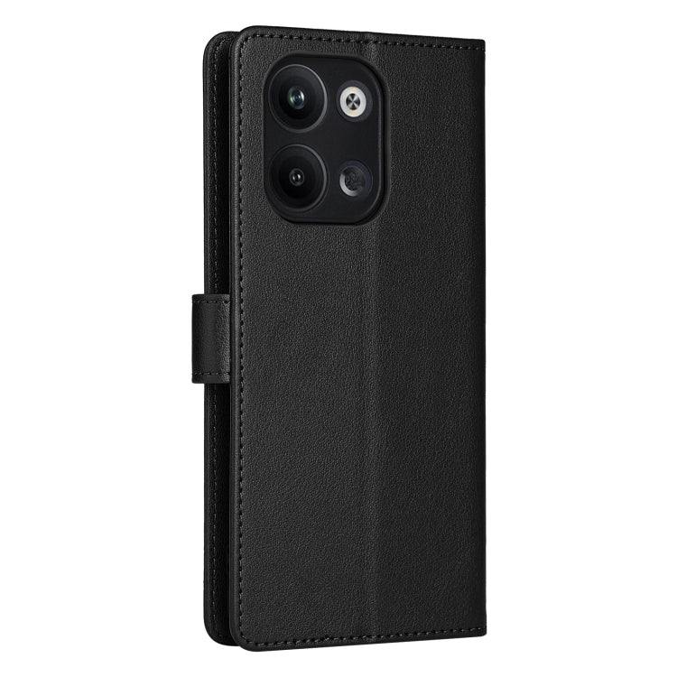 For OPPO Reno9 /9 Pro 5G Multifunctional Horizontal Flip Leather Phone Case with Three Card Slot(Black) - OPPO Cases by buy2fix | Online Shopping UK | buy2fix