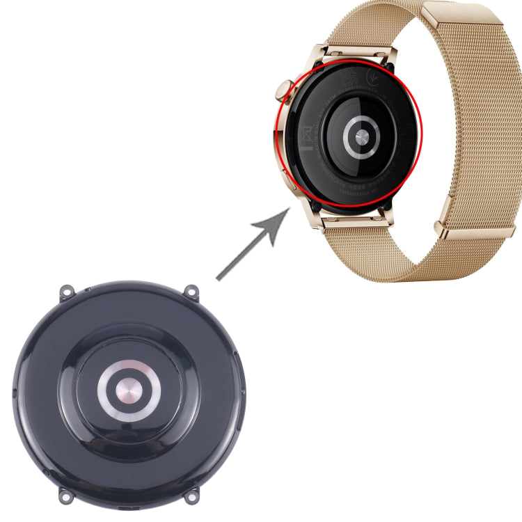 For Huawei Watch GT 3 42mm Original Rear Housing Cover(Black) - For Huawei by buy2fix | Online Shopping UK | buy2fix