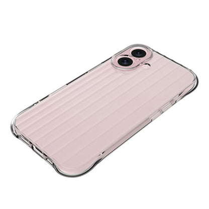 For iPhone 16 Water Ripple Fine Hole TPU Phone Case(Transparent) - iPhone 16 Cases by buy2fix | Online Shopping UK | buy2fix