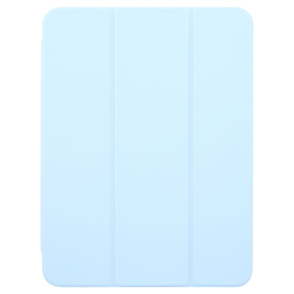 For iPad Pro 11 2024 GEBEI Acrylic TPU 3-folding Rotating Smart Tablet Leather Case withh Pen Slot(Sky Blue) - iPad Pro 11 2024 Cases by GEBEI | Online Shopping UK | buy2fix