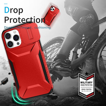 For iPhone 16 Pro Sliding Camshield Phone Case(Red) - iPhone 16 Pro Cases by buy2fix | Online Shopping UK | buy2fix