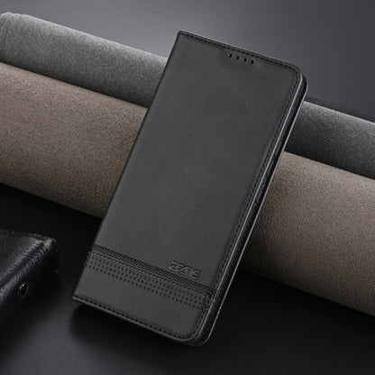 For Redmi K70 Ultra AZNS Magnetic Calf Texture Flip Leather Phone Case(Black) - Xiaomi Cases by AZNS | Online Shopping UK | buy2fix