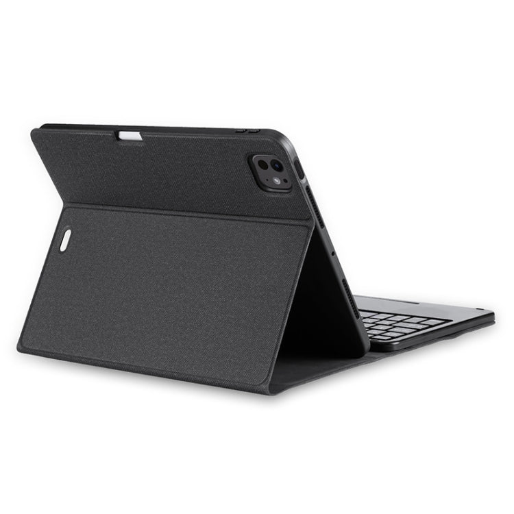 For iPad Pro 11 2024 DUX DUCIS TK Series Wireless Bluetooth Keyboard Tablet Protective Case(Black) - For iPad Pro by DUX DUCIS | Online Shopping UK | buy2fix