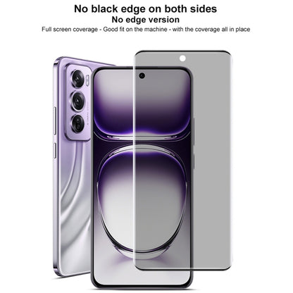 For OPPO Reno12 Pro Global imak 3D Curved Privacy Full Screen Tempered Glass Film - Reno12 Pro Tempered Glass by imak | Online Shopping UK | buy2fix