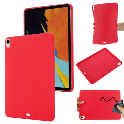 For iPad Air 13 2024 Pure Color Liquid Silicone Shockproof Tablet Case(Red) - iPad Air 13 2024 Cases by buy2fix | Online Shopping UK | buy2fix