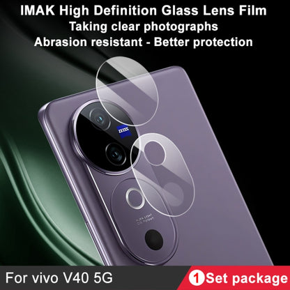 For vivo V40 / S19 Pro IMAK Rear Camera Glass Lens Film, 1 Set Package - For Vivo by imak | Online Shopping UK | buy2fix