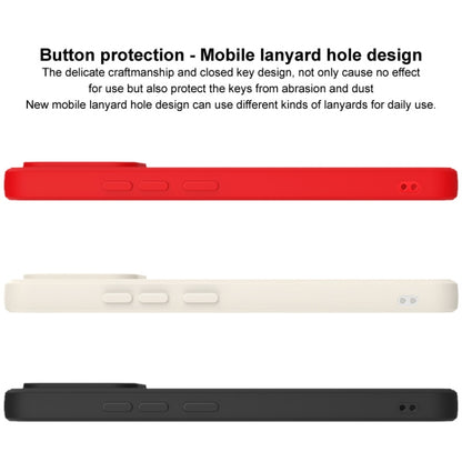 For Xiaomi Redmi 13 4G Global IMAK UC-4 Series Straight Edge TPU Soft Phone Case(White) - Redmi 13 Cases by imak | Online Shopping UK | buy2fix