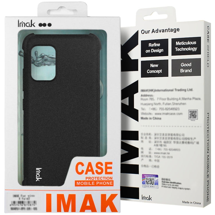 For Xiaomi Redmi 13 4G Global imak Shockproof Airbag TPU Phone Case(Transparent Black) - Redmi 13 Cases by imak | Online Shopping UK | buy2fix