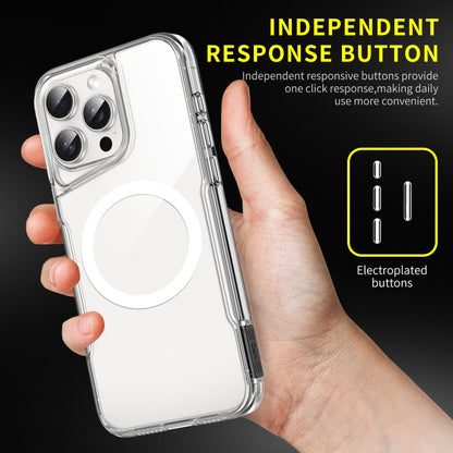 For iPhone 14 Pro MagSafe Acrylic + TPU Transparent Full Coverage Phone Case - iPhone 14 Pro Cases by buy2fix | Online Shopping UK | buy2fix