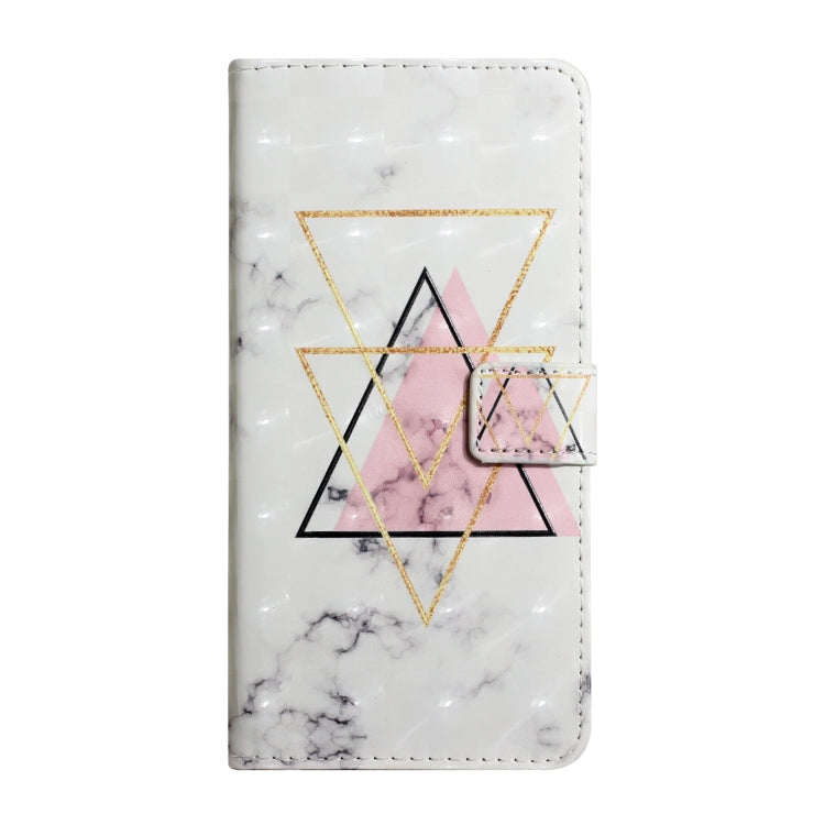 For Samsung Galaxy S25 Ultra 5G Oil Embossed 3D Drawing Leather Phone Case(Triangular Marble) - Galaxy S25 Ultra 5G Cases by buy2fix | Online Shopping UK | buy2fix