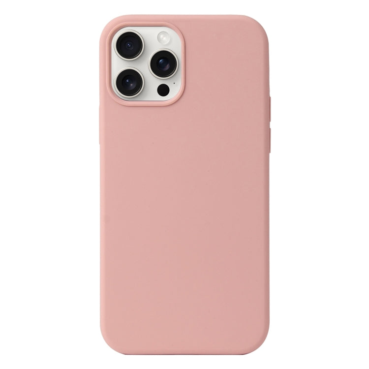 For iPhone 16 Pro Liquid Silicone Phone Case(Cherry Blossom Pink) - iPhone 16 Pro Cases by buy2fix | Online Shopping UK | buy2fix