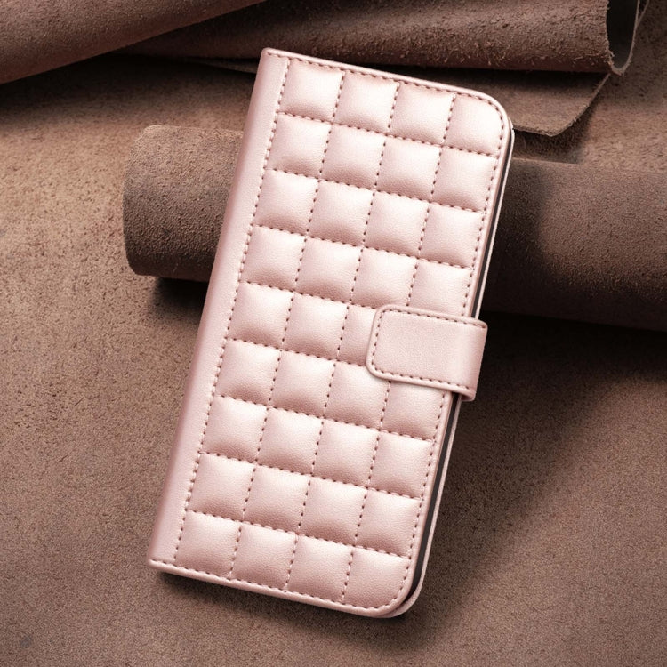 For Google Pixel 9 Square Texture Leather Phone Case(Rose Gold) - Google Cases by buy2fix | Online Shopping UK | buy2fix