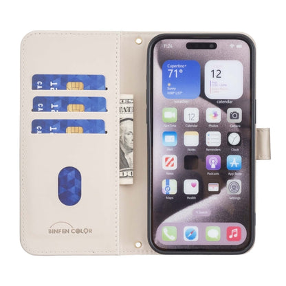 For Redmi K70 / K70 Pro Square Texture Leather Phone Case(Beige) - Xiaomi Cases by buy2fix | Online Shopping UK | buy2fix