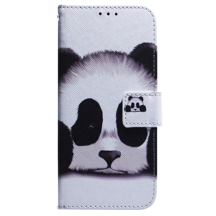 For Samsung Galaxy S25 Ultra 5G Coloured Drawing Flip Leather Phone Case(Panda) - Galaxy S25 Ultra 5G Cases by buy2fix | Online Shopping UK | buy2fix