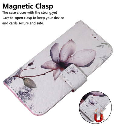 For Samsung Galaxy S25 Ultra 5G Coloured Drawing Flip Leather Phone Case(Magnolia) - Galaxy S25 Ultra 5G Cases by buy2fix | Online Shopping UK | buy2fix