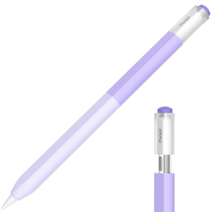 For Apple Pencil USB-C Gradient Silicone Stylus Protective Case(Purple) - Pencil Accessories by buy2fix | Online Shopping UK | buy2fix