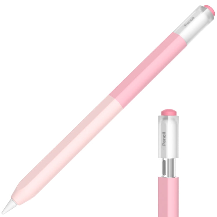 For Apple Pencil USB-C Gradient Silicone Stylus Protective Case(Pink) - Pencil Accessories by buy2fix | Online Shopping UK | buy2fix