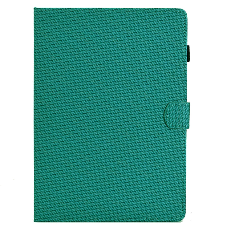 For Samsung Galaxy Tab A7 Lite Solid Color Fiber Texture Smart Tablet Leather Case(Lake Green) - Tab A7 Lite T220 / T225 by buy2fix | Online Shopping UK | buy2fix