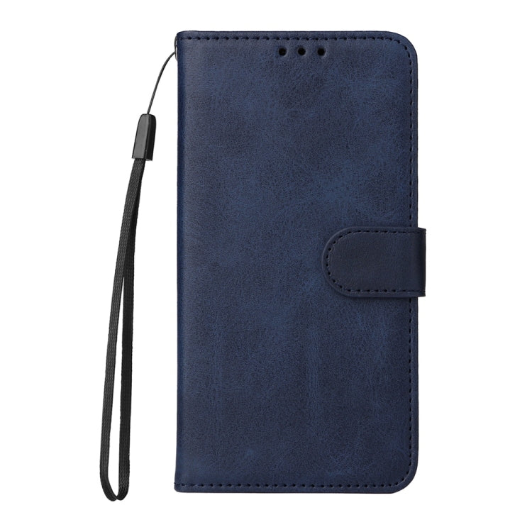 For Redmi K70 Ultra Classic Calf Texture Flip Leather Phone Case(Blue) - Xiaomi Cases by buy2fix | Online Shopping UK | buy2fix