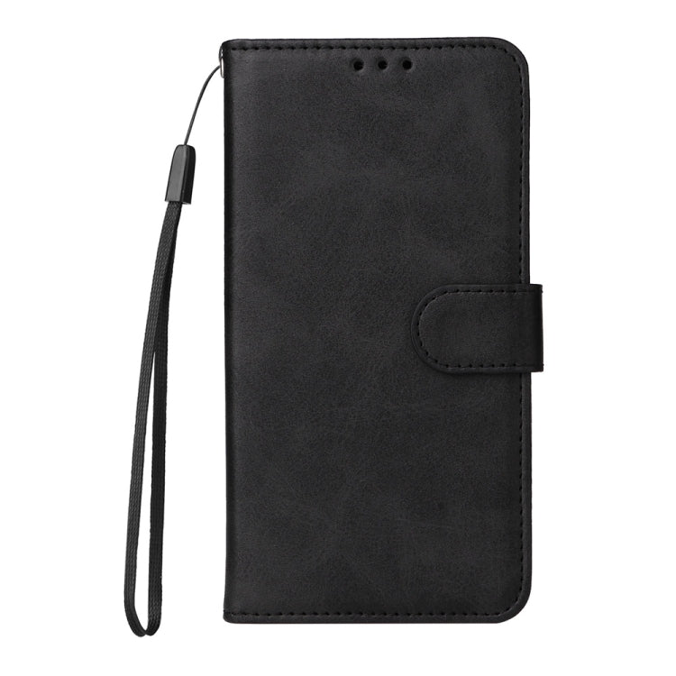 For Samsung Galaxy S25 5G Classic Calf Texture Flip Leather Phone Case(Black) - Galaxy S25 5G Cases by buy2fix | Online Shopping UK | buy2fix