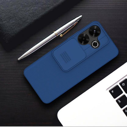 For Xiaomi Poco M6 4G NILLKIN Black Mirror Series Camshield PC Phone Case(Blue) - Xiaomi Cases by NILLKIN | Online Shopping UK | buy2fix