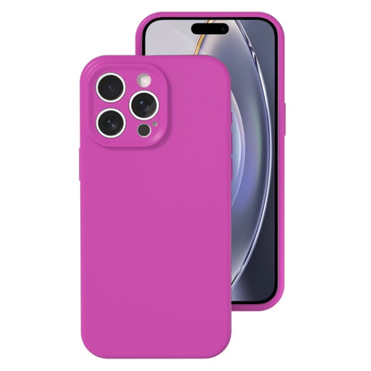 For iPhone 16 Pro Max Precise Hole Liquid Silicone Jelly Color Full Coverage Phone Case(Dragon Fruit Color) - iPhone 16 Pro Max Cases by buy2fix | Online Shopping UK | buy2fix